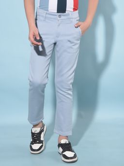 CRIMSOUNE CLUB - Boy's Blue Solid Trouser