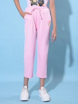 CRIMSOUNE CLUB - Girl's Pink Crop Length Pyjama