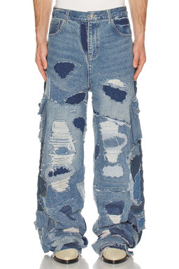 Who Decides War by Ev Bravado - Unearthed Denim Cargo Pants