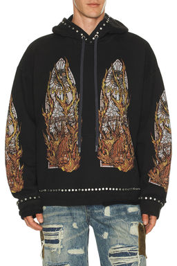Who Decides War by Ev Bravado - Hardware Hooded Pullover