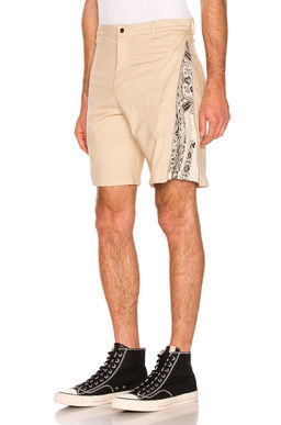 Paria Farzaneh - Brush Cotton Monochrome Zip Short