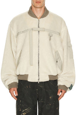 Reese Cooper - Sherpa Fleece Bomber Jacket