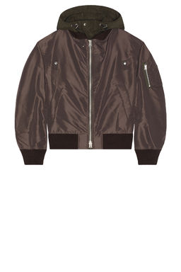 Sacai - Nylon Twill X Grosgrain Blouson