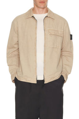 Stone Island - Brushed Cotton Canvas Overshirt