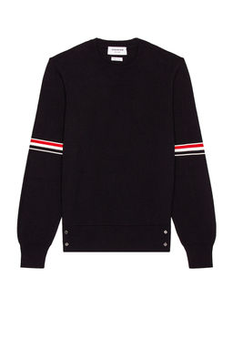 Thom Browne - Milano Stitch Armband Cotton Sweater