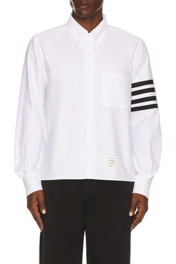 Thom Browne - Straight Fit 4 Bar Oxford Shirt