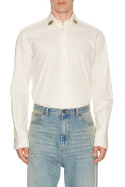 Valentino - Poplin Long Sleeve Shirt