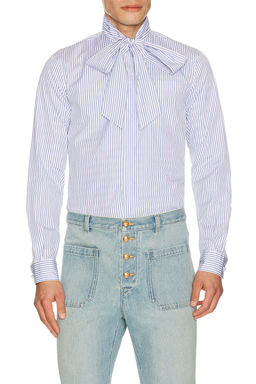 Valentino - Classic Stripe Long Sleeve Shirt