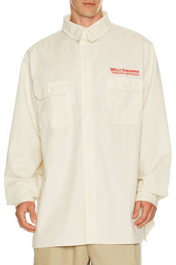 Willy Chavarria - Long Sleeve Corcoran Work Shirt