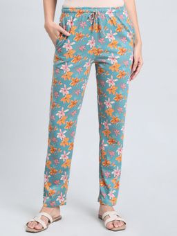 Go Colors - Soft Cotton Pyjamas Full Length for Women Green