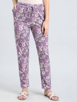 Go Colors - Soft Cotton Pyjamas Full Length for Women Purple