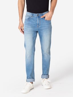 Red Tape - Men Light Blue Cotton Elastan Skinny Fit Jeans