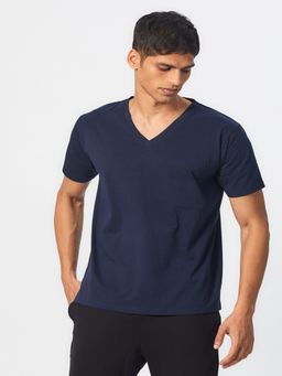 Creatures of Habit - Pima V Deep Sea Blue T-Shirt