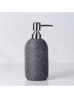 OBSESSIONS - Polyresin Soap & Lotion Dispenser, Dark Charcoal