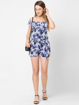 MISH - Navy Floral Printed Co-Ord Set (Set of 3)