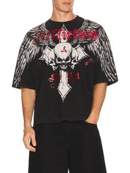 Affliction - Imperial Life Men's Graphic Print Crew Neck T-Shirt Black
