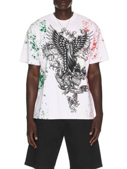 Affliction - Fuerza Regida Men's Crystal Graphic Crew Neck T-Shirt Multi-Color