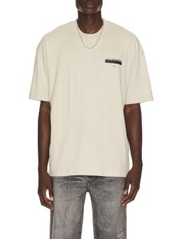 ALLSAINTS - Redact Men's Graphic Print Crew Neck T-Shirt Off White