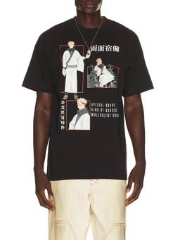 BIOWORLD - Sukuna King Of Curses Men's Graphic Print Crew Neck T-Shirt Black