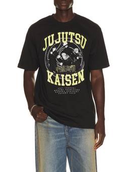 BIOWORLD - Jujutsu Kaisen Men's Graphic Print Crew Neck T-Shirt Black