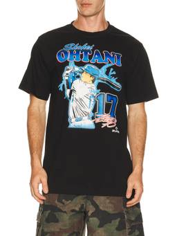 BIOWORLD - Shohei Ohtani 17 Men's Graphic Print Crew Neck T-Shirt Black
