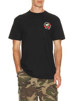 CPTN Apparel - Bloom Men's Graphic Print Crew Neck T-Shirt Black