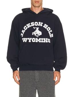 Diamond Cross Ranch - Summer 2026 Men's Graphic Hooded Fleece-Lined Hoodie Navy Blue