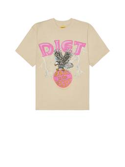 Diet Starts Monday - Lightweight Denim Men Logo Embroidered Button-Up Shirt Blue
