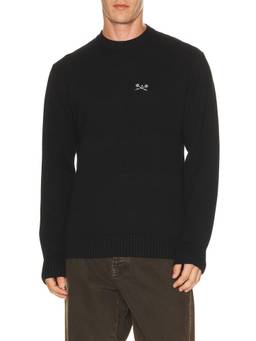 Dark Seas - Go To Men's Logo Knit Crew Neck Sweater Black