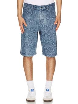 Daily Paper - Snake Laser Men's Regular Fit Denim Shorts Blue