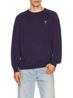 Eastside Golf - Links Men's Lightweight Logo Crew Neck Sweater Navy Blue