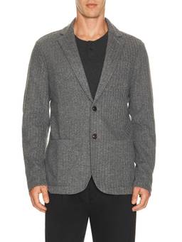 Faherty - Inlet Knit Tweed Men's Notched Lapel Blazer Grey