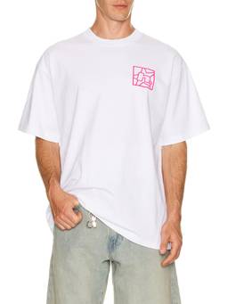 HUF - Cyberpunk Men's Graphic Print Crew Neck T-Shirt White