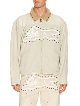 ICECREAM - Chute Men's Graphic Canvas Light Jacket Beige