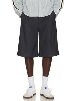 Jungles - Everyday Hollywood Men's High Waist Twill Shorts Black
