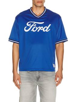 Junk Food - Ford Soccer Men's Graphic Jersey T-Shirt Blue