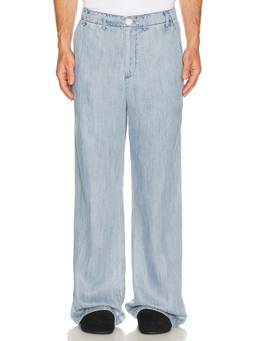 KROST - Elliot Denim Men's Mid-Waist Straight Trousers Blue