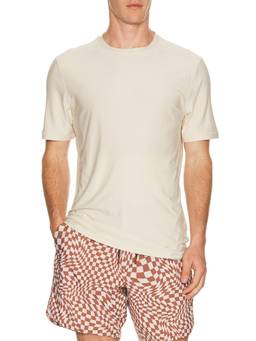 Legends - Aire Men's Stretch Crew Neck T-Shirt Off White