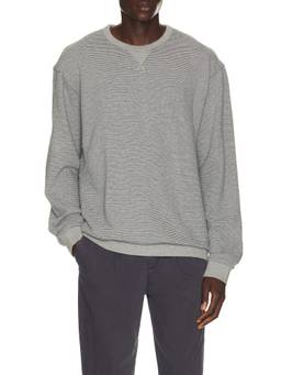 Marine Layer - Cloud 9 Men's Relaxed Terry Crewneck Sweatshirt Grey