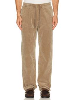 Marine Layer - Saturday Men's Relaxed Fit Corduroy Trousers Beige