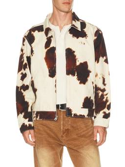 Obey - Workshop Men's Zippered Denim Jacket Multi-Color