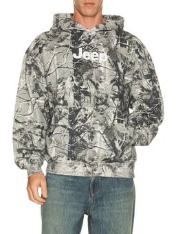 Philcos - Jeep Men's Graphic Hooded Pullover Hoodie Multi-Color