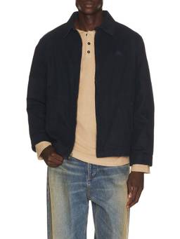 Rhythm - Awake Herringbone Men Cotton Twill Light Jacket Navy Blue