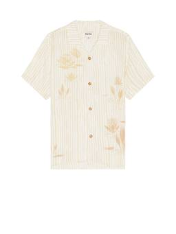 Rhythm - Propagate Men's Printed Cotton Button-Down Shirt Green