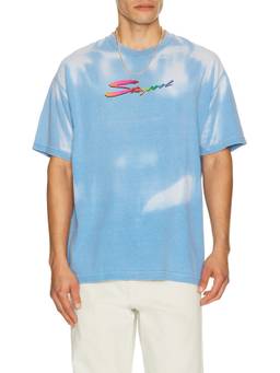 Stay Cool - Thermogear Men's Graphic Logo Crew Neck T-Shirt Blue