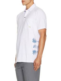 TravisMathew - Comfortknit Men's Logo Graphic Polo T-Shirt White