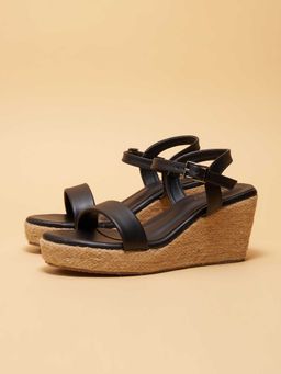 ERIDANI - Wendy Black Wedges Heels