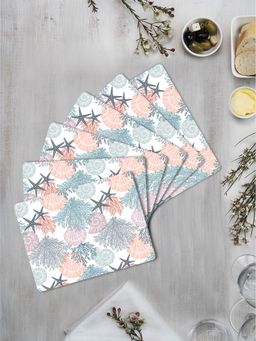 Space of Joy - Colorful Nautical 3 Premium Printed Rectangular MDF Wooden Placemats