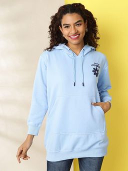 Freehand - Longline Hooded Sweatshirt