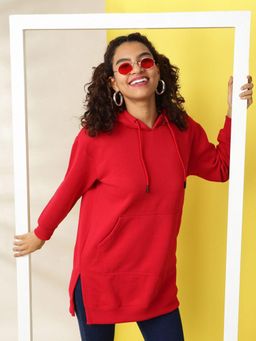 Freehand - Longline Hooded Sweatshirt